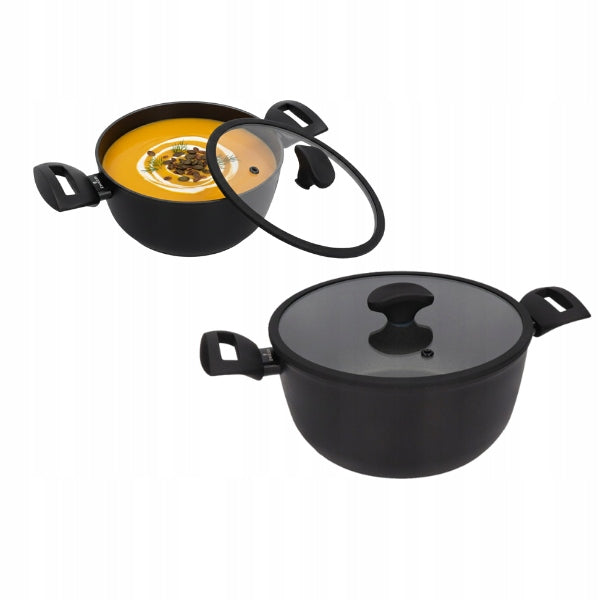 Set of pots with lid ZWIEGER SENSA 20/24cm induction 2,5l 4,4l 4el