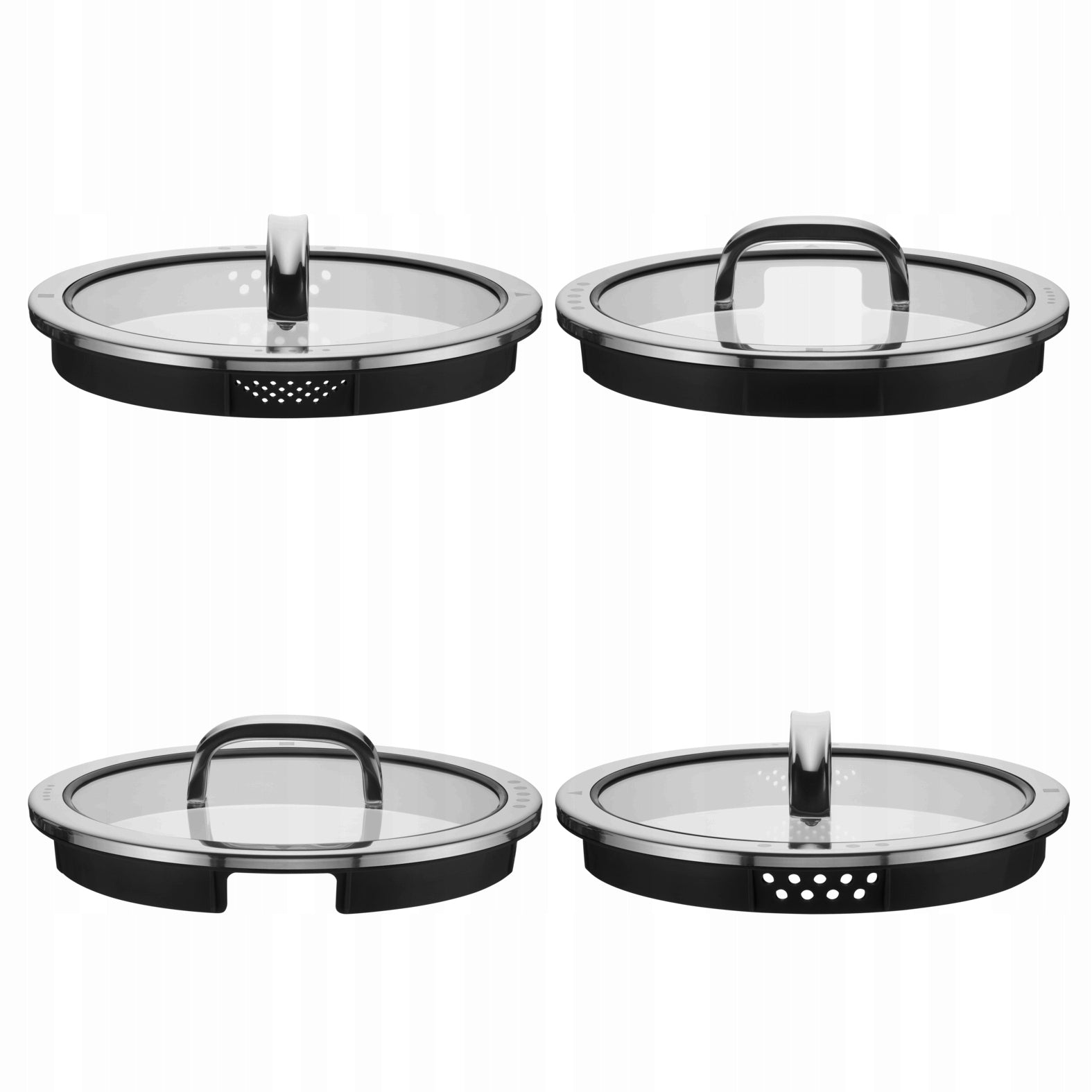 Set of pots with lids WMF Function 4 stainless steel 7 el. induction Product weight with unit packaging 10 kg