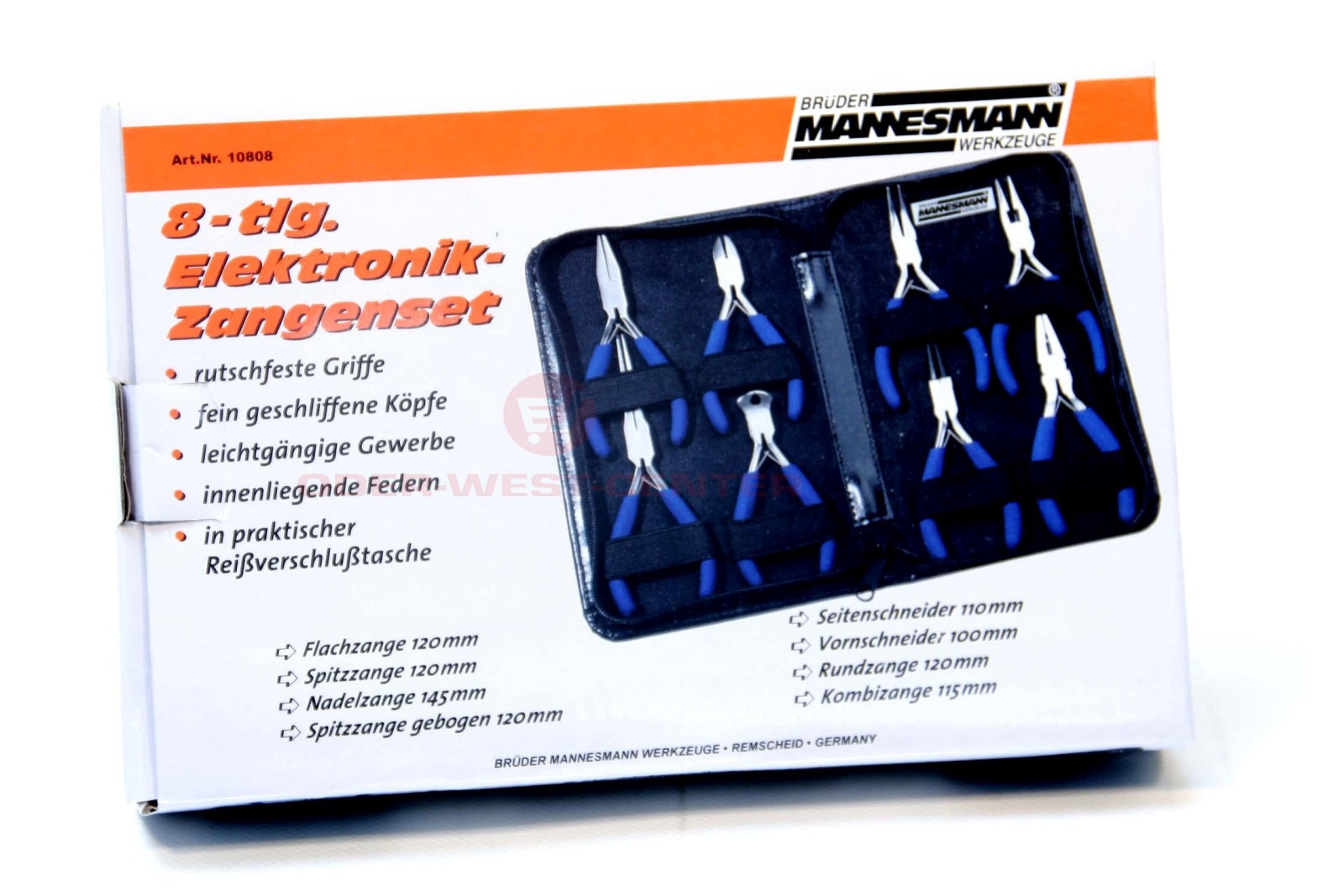 Set of precision pliers 8pcs in lock case Bruder Mannesmann M10808 EAN (GTIN) 4003315696483