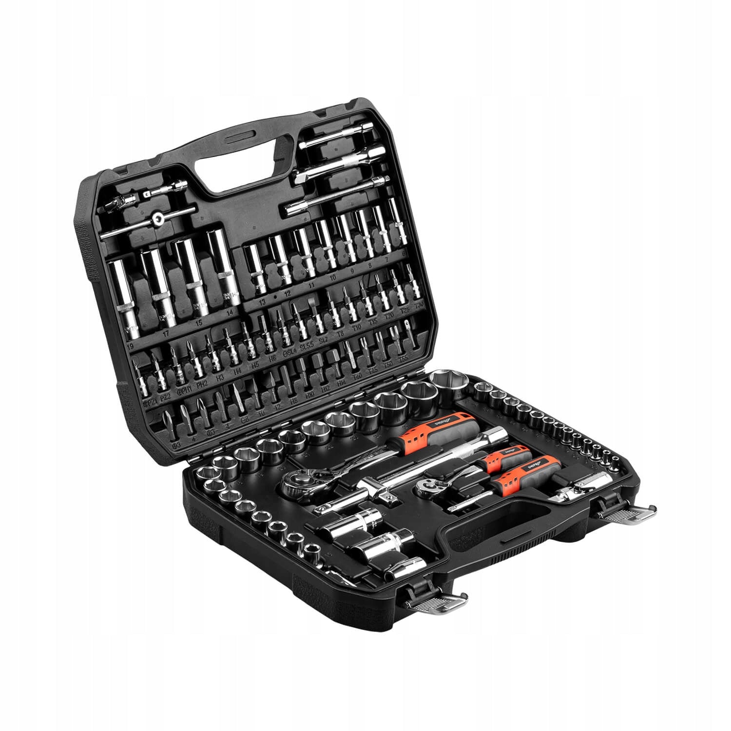 Set of ratchet sockets DNIPRO-M ULTRA 46pcs 1/4 Cr-V S2 Packaging status original