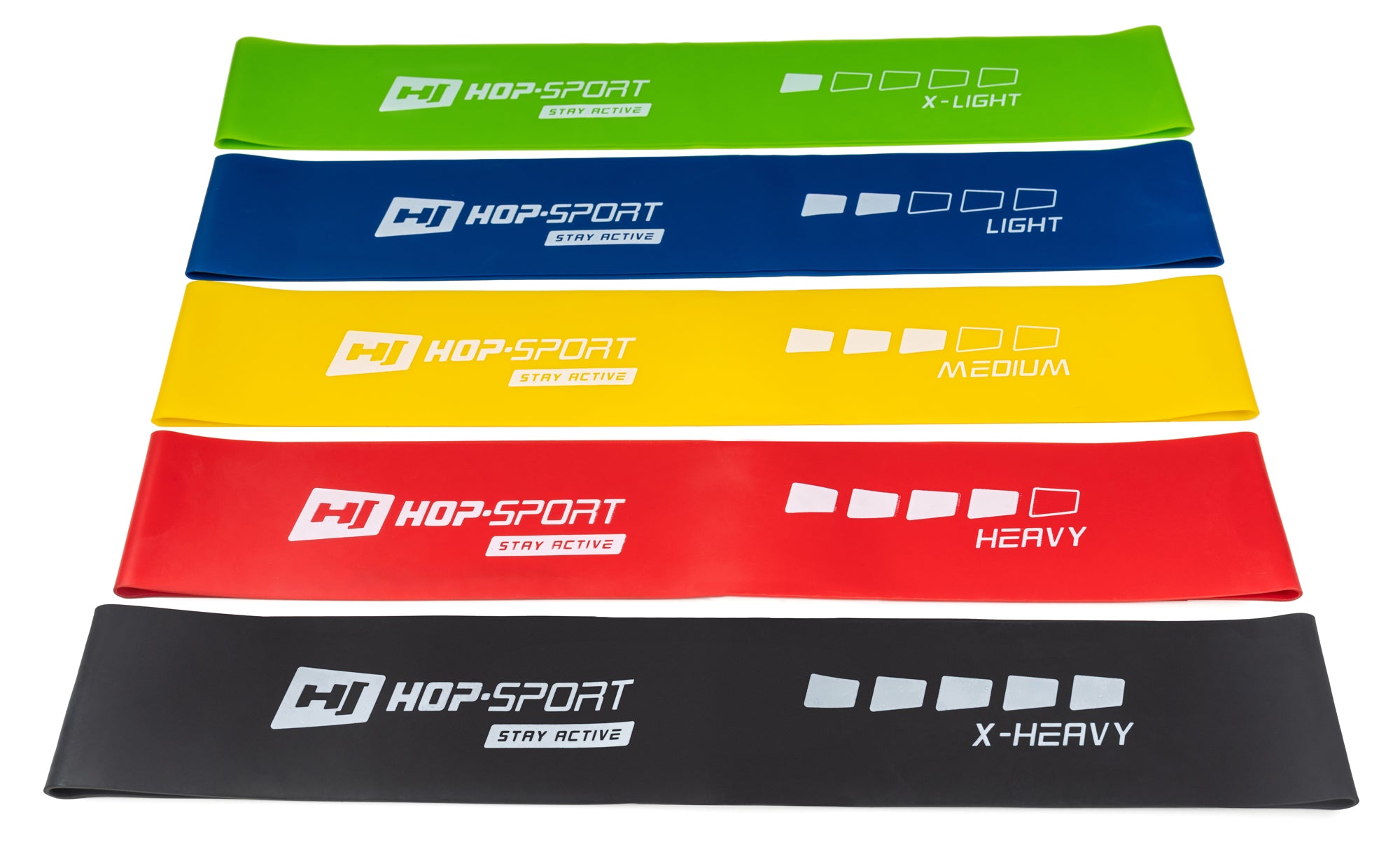 Set of resistance bands rubber for exercise with skipping rope for exercise pouch freebie Color multicolor