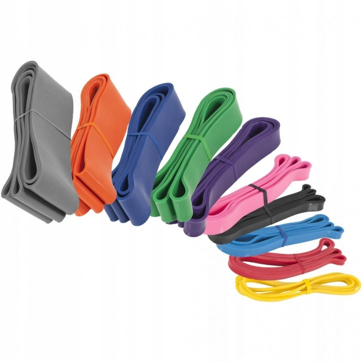 Set of resistance rubber bands 10 pieces