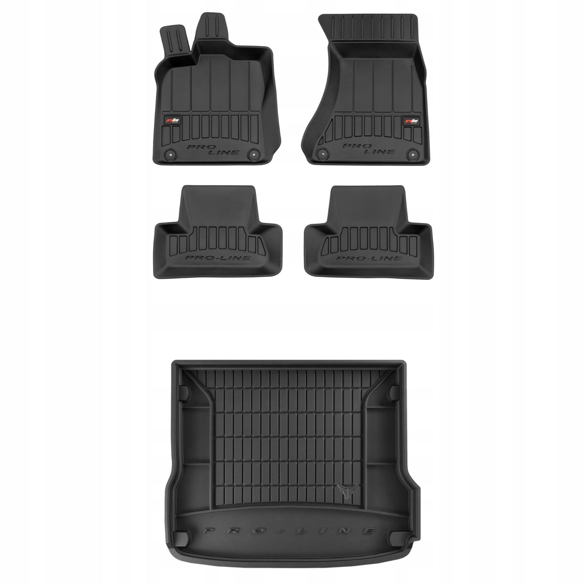 Set of rubber mats and mats for Audi Q5 I 2008-16