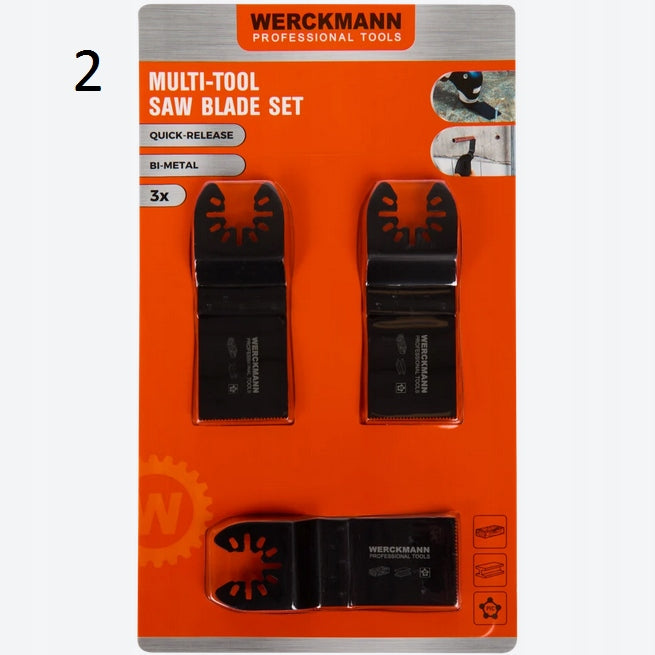 Set of saw blades for multitool saws Werckmann Manufacturer code 2554045