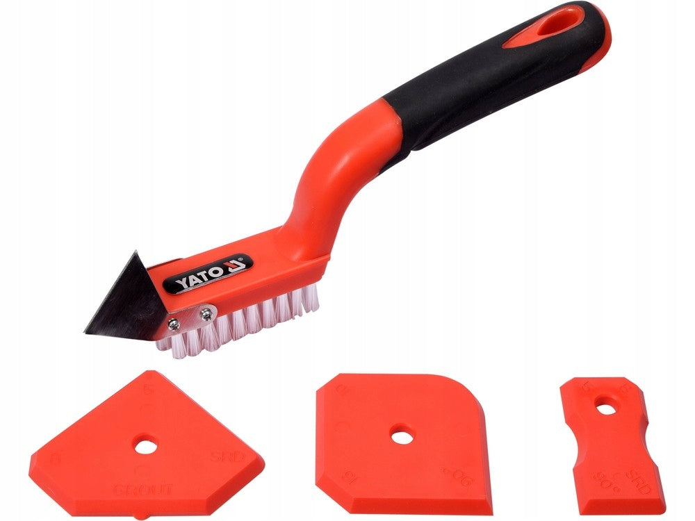 Set of silicone spatulas + brush with scraper - Yato YT-52621 Brand Yato