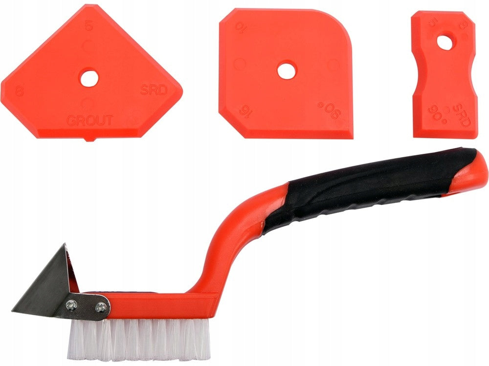 Set of silicone spatulas + brush with scraper - Yato YT-52621