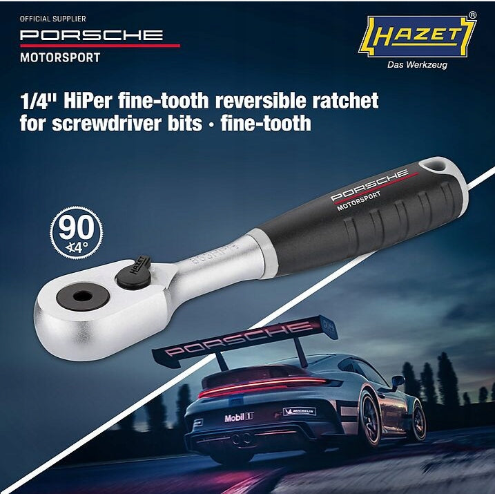 Set of socket wrenches 50 elements with ratchet Hazet PorscheDesign Manufacturer code 2200SC-2-PD