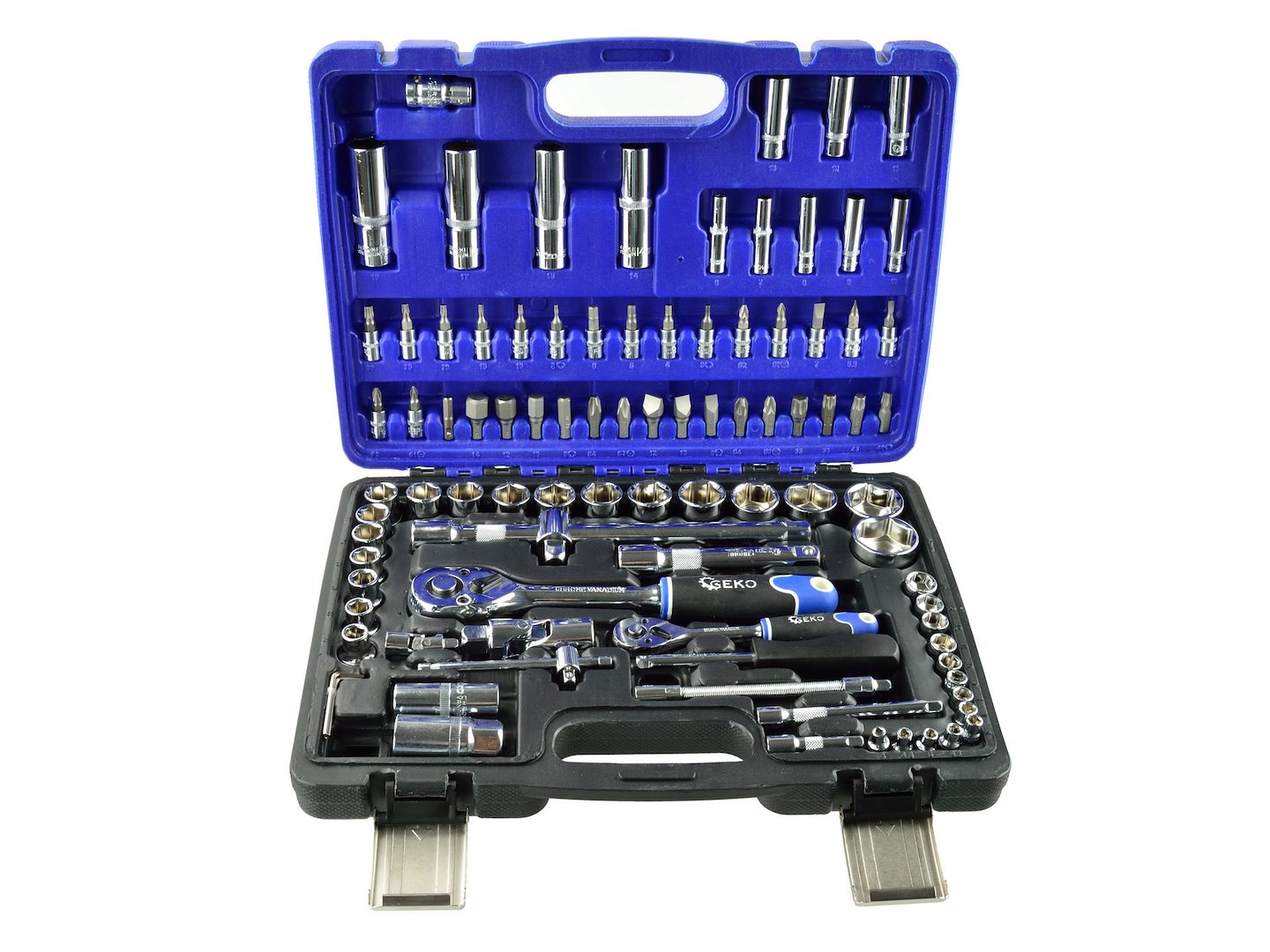 Set of socket wrenches 95el + FREEBIE gloves CRV SUITCASE TORX STRONG Packaging status original