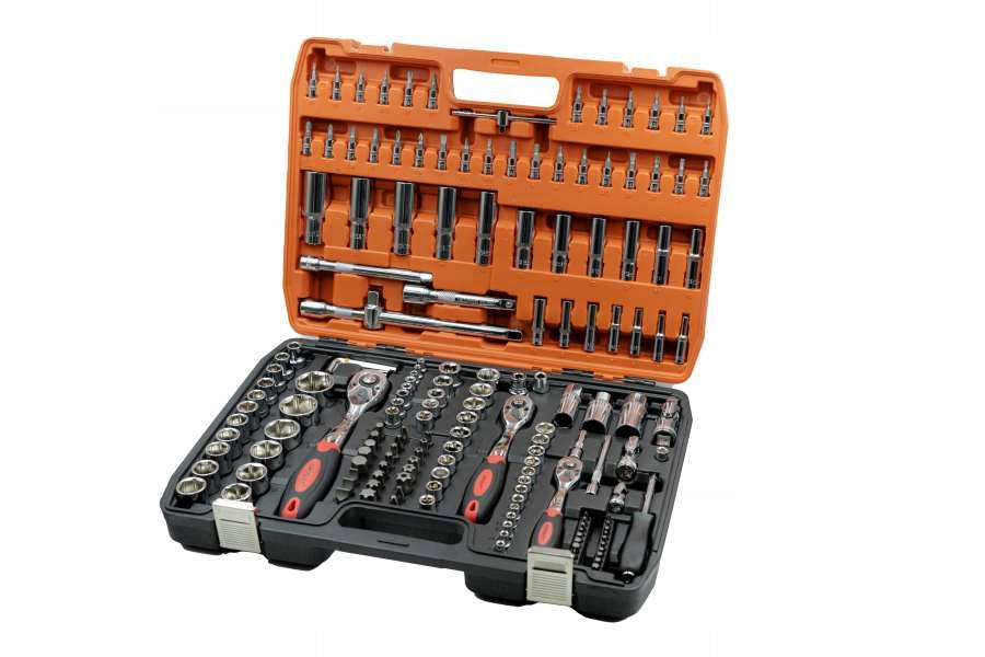 Set of socket wrenches GROSLEY 1/2 1/4 3/8 set 172 pcs GR51032