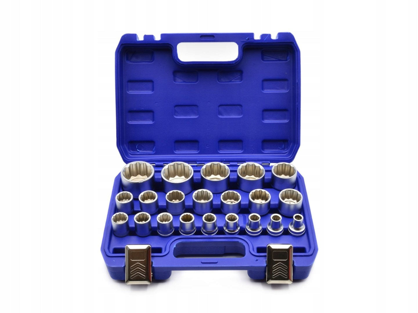 Set of sockets GEKO 21el. 12-angle 8-36mm CRV 50BV30 Packaging status original