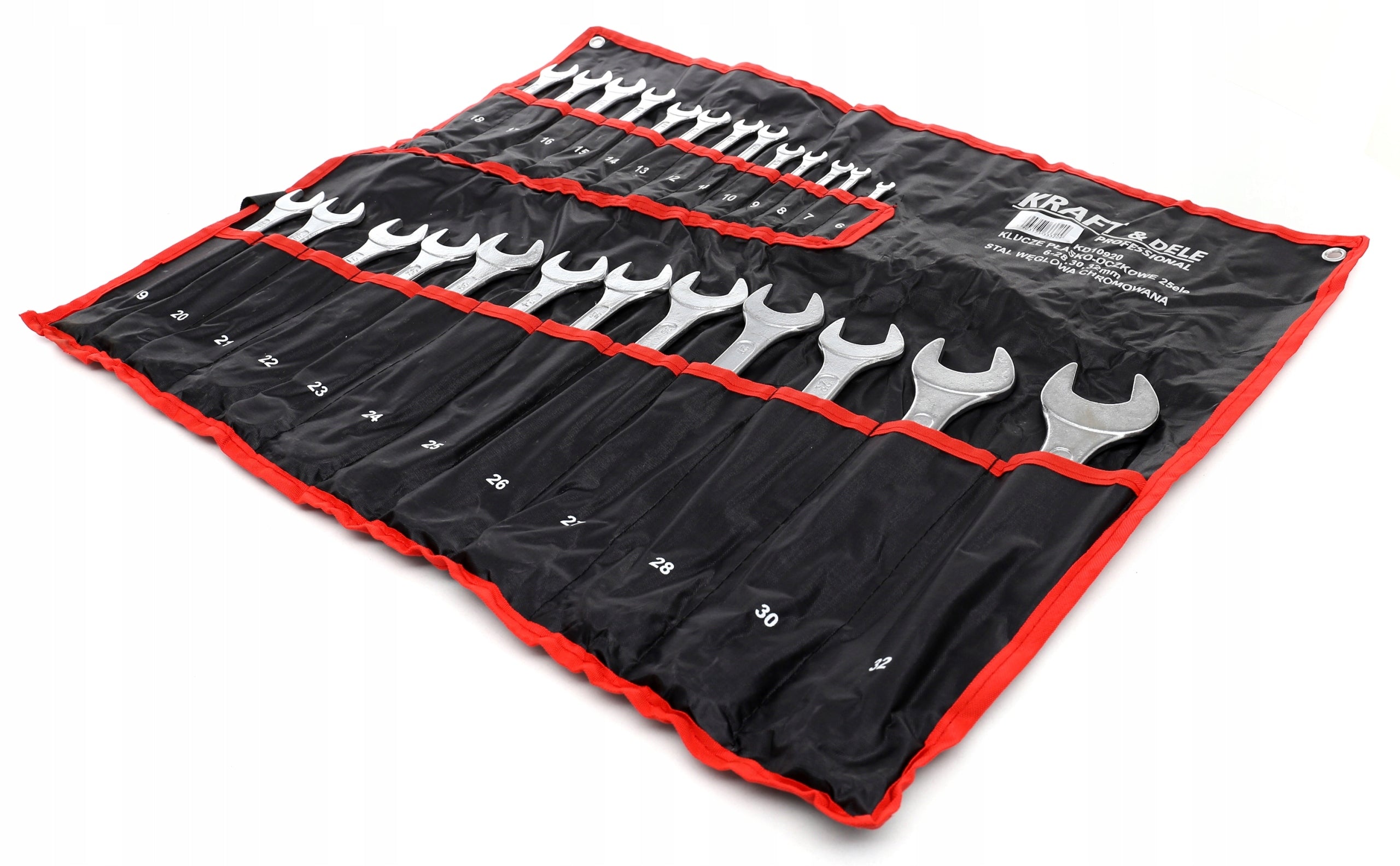 Set of spanner wrenches KRAFT&DELE, 25 elements (KD10920) Key type combination