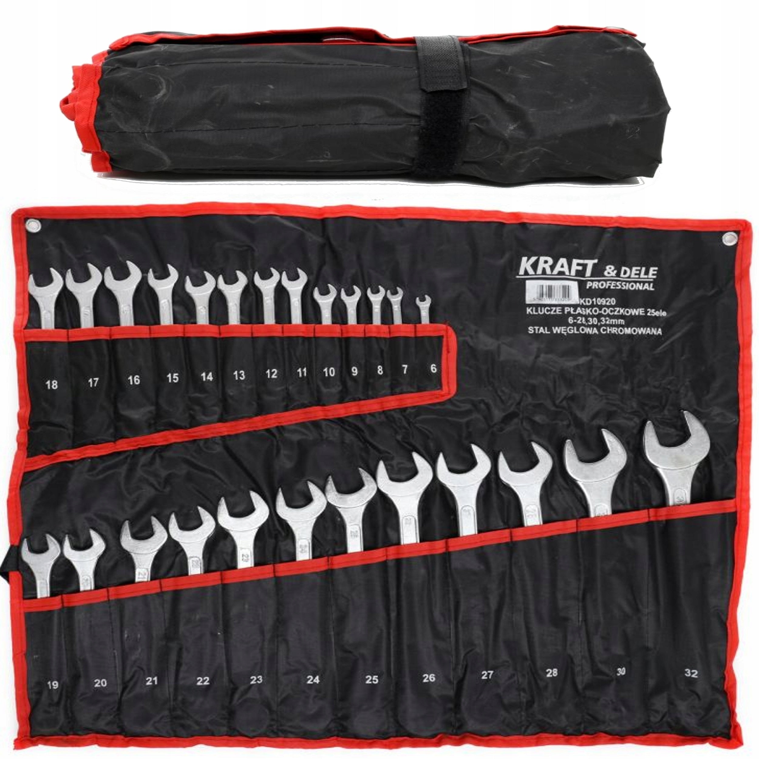 Set of spanner wrenches KRAFT&DELE, 25 elements (KD10920)