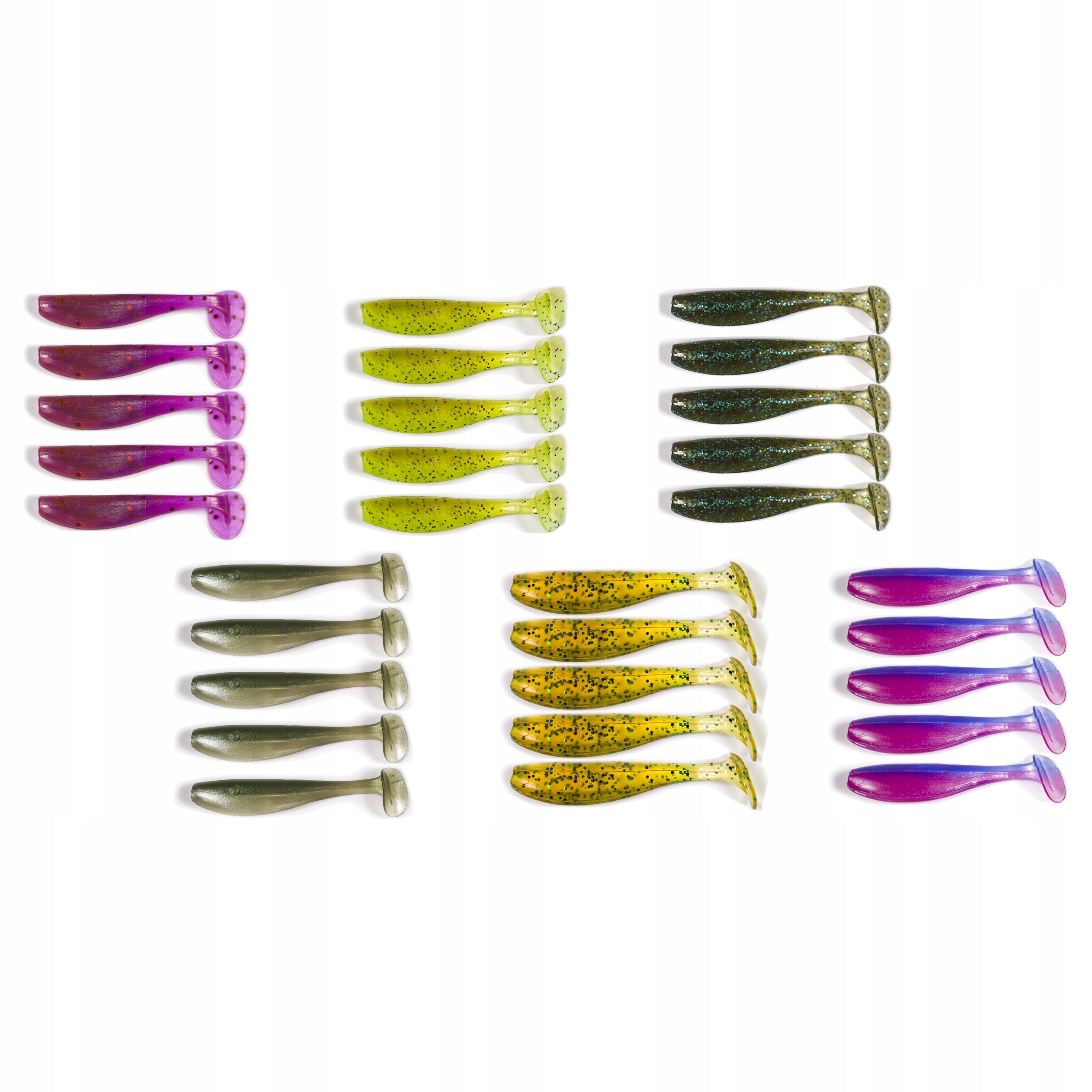 Set of spinning lures 30 pcs + 10 jig heads - perch pike + box Packaging status original