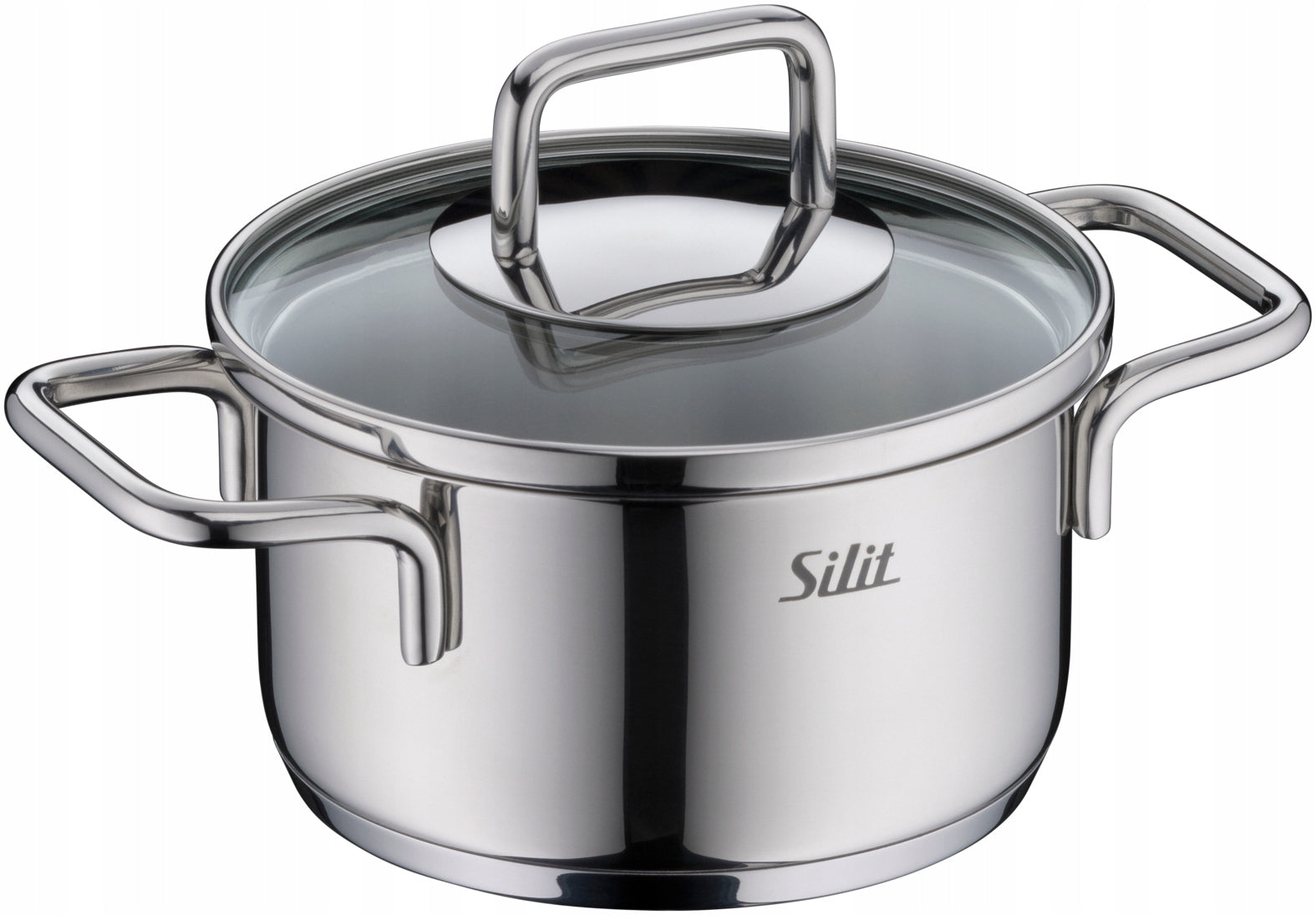 Set of steel pots with lids Silit Extra Cook 9 el. induction small Line Extra Cook