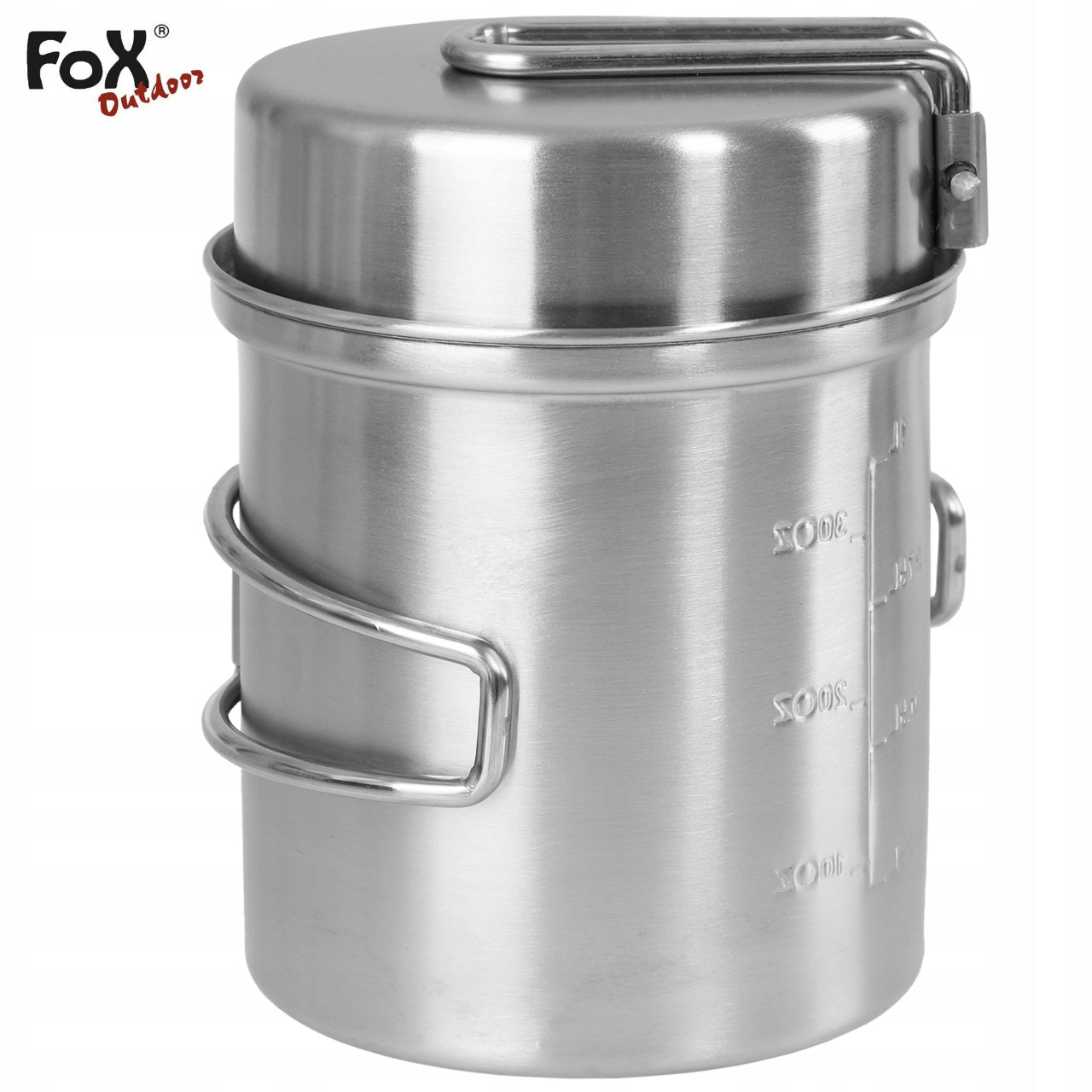 Set of tourist dishes pan pot canteen steel MFH FOX Brand Fox Outdoor