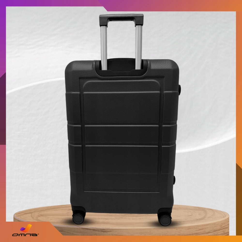 Set of travel suitcases on wheels set large 94L medium 63L small 40L Depth (shorter edge) 30 cm
