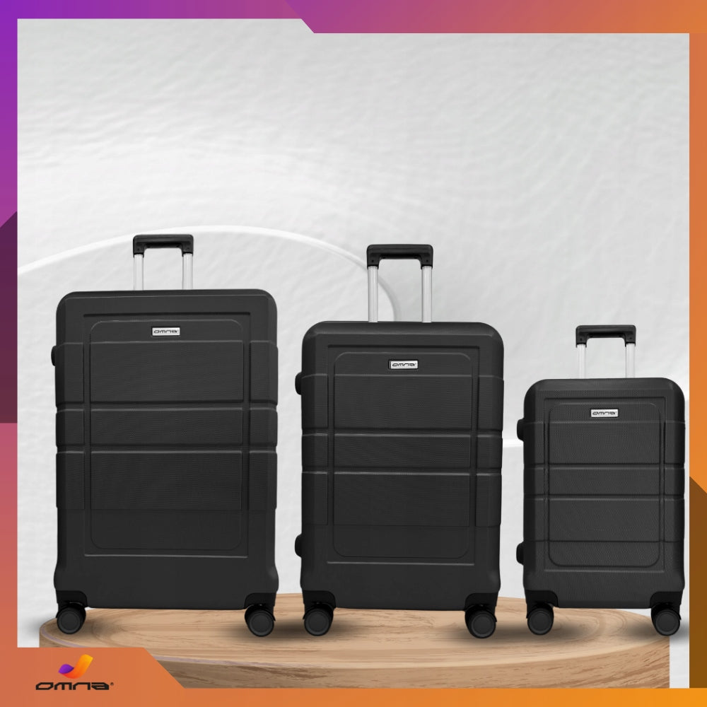 Set of travel suitcases on wheels set large 94L medium 63L small 40L Manufacturer code ZESTAW NEVADA