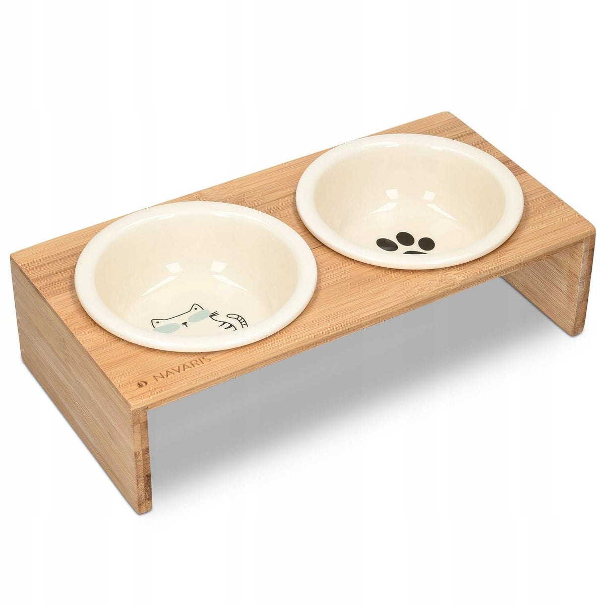 Set of two ceramic feeding bowls 360 ml