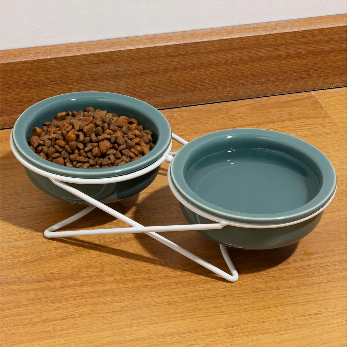 Set of two feeding bowls Navaris ceramics 230 ml