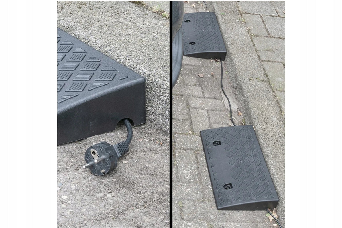 Set of two ramps ProPlus rubber driveway thresholds 7 cm 3000 kg Manufacturer code 361570