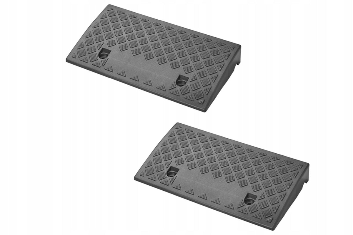 Set of two ramps ProPlus rubber driveway thresholds 7 cm 3000 kg