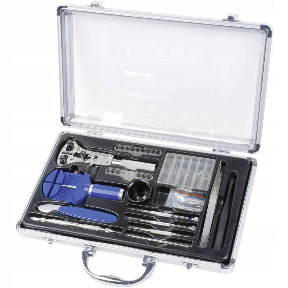 Set of watchmaking tools Brüder Mannesmann suitcase