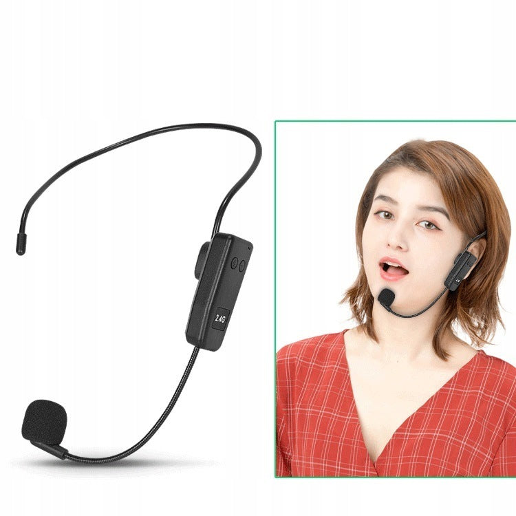 Set of wireless microphones 2pcs – UHF 30m range 15h for presentation
