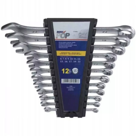 Set of wrenches DEDRA 1705K 12 pcs. CrV POP 6-14,17,19,22mm Brand Dedra