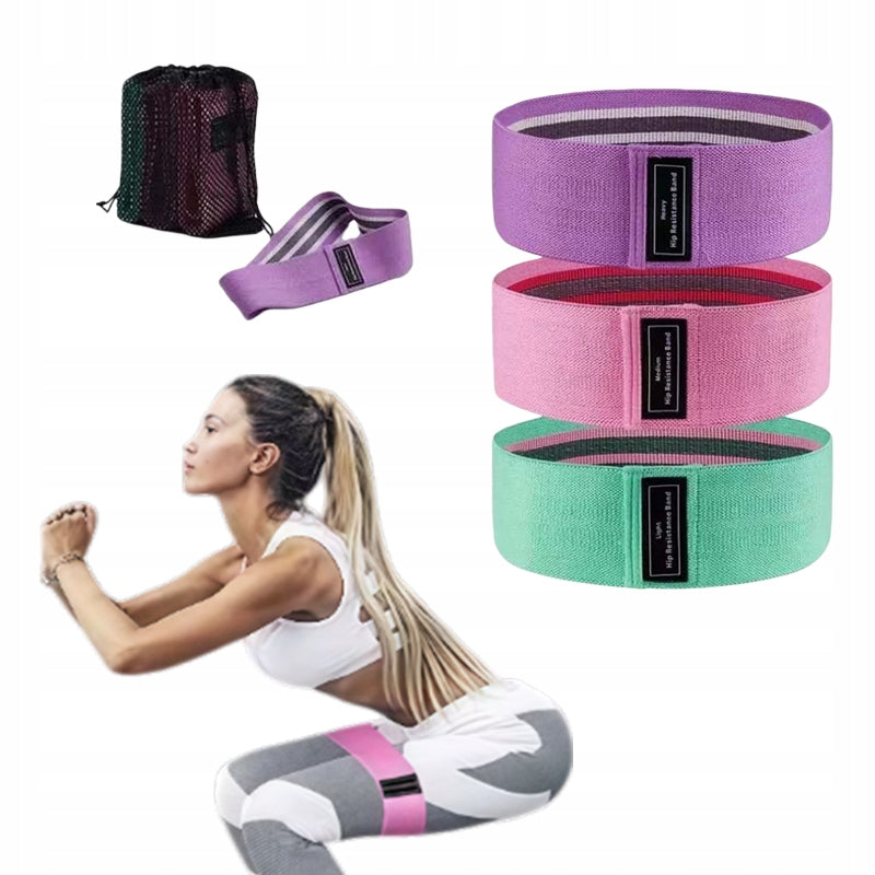 Set rubber Resistance bands for Buttock and Thigh Exercise QUALITY