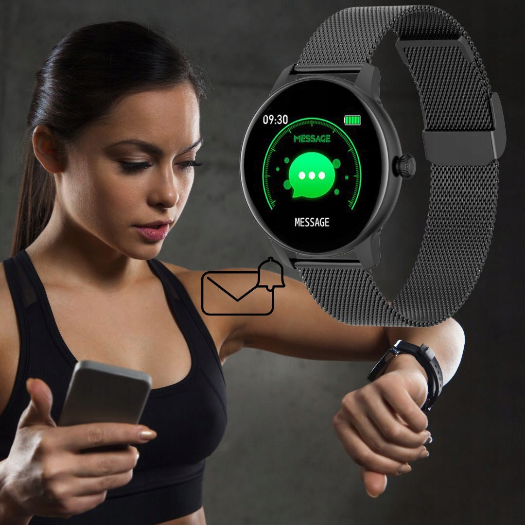 Set women's watch SMARTWATCH women's G. Rossi STEPS NOTIFICATION SPORT Packaging status original