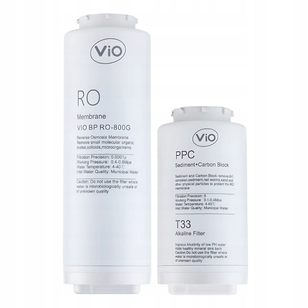 Set x2 Replacement Water Purification System Filters ViO BP-D800G EAN (GTIN) 4823129405107