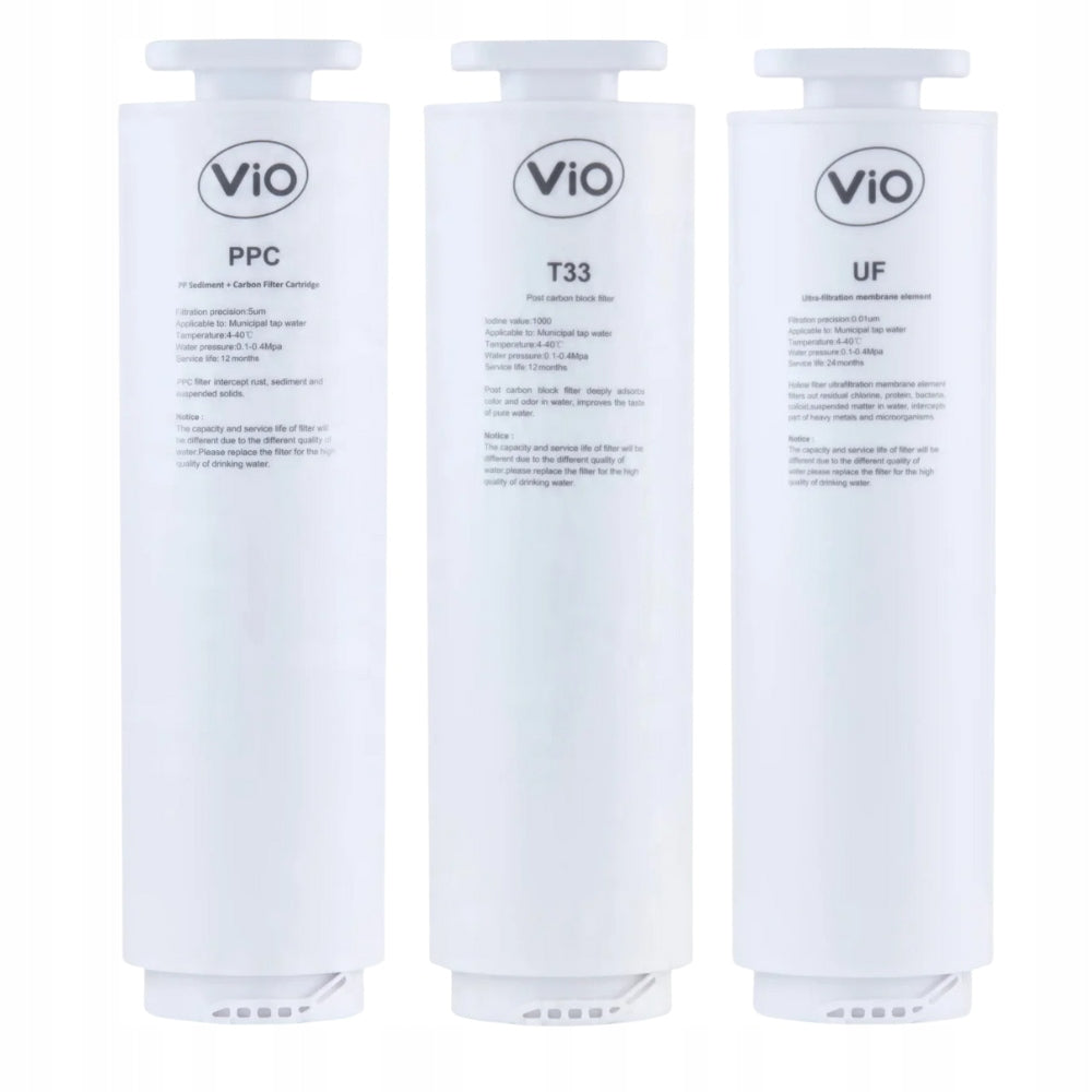 Set x3 Replacement Water Purification System Filters ViO BP-UF01 EAN (GTIN) 4823129405121