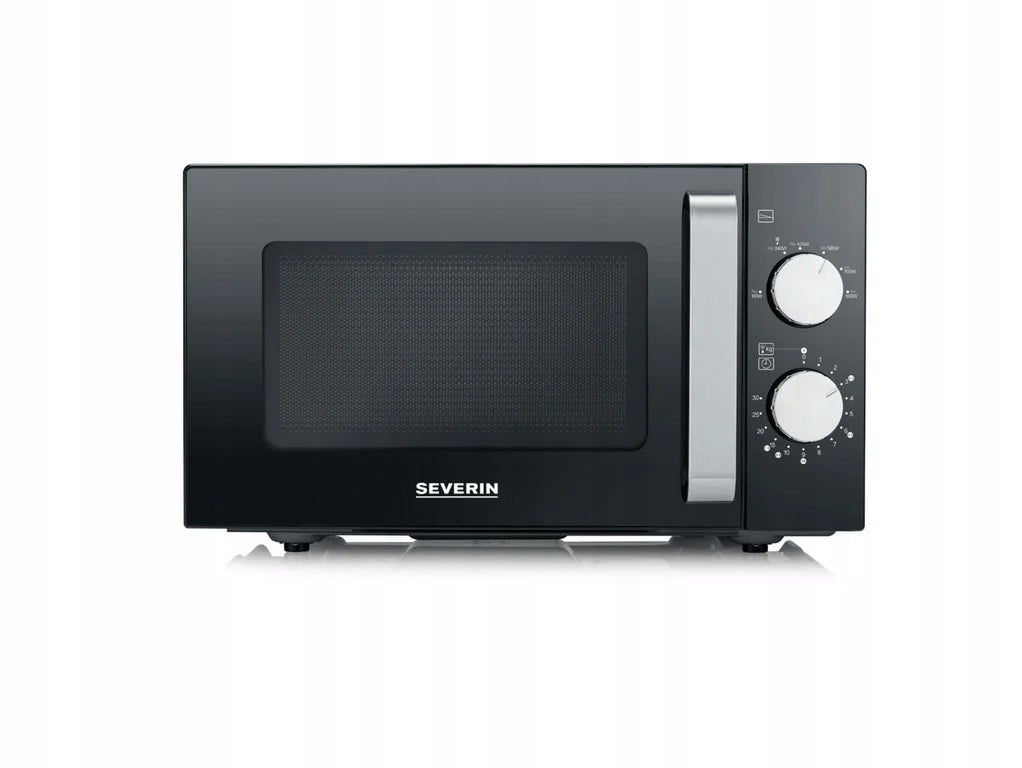 Severin MW7761 Microwave Oven 20L 800W Black Bottom Ceramic Packaging status original