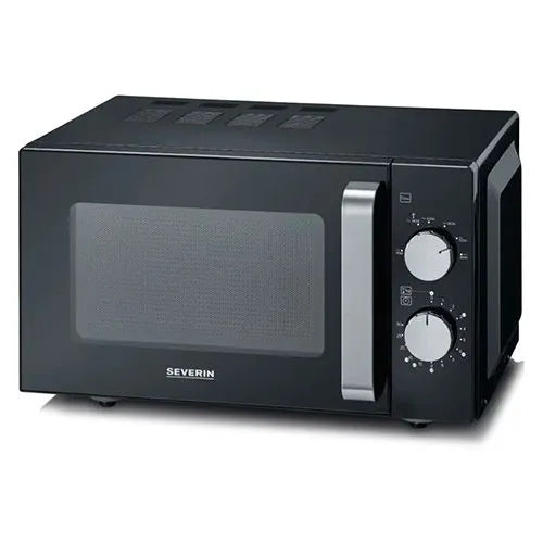 Severin MW7761 Microwave Oven 20L 800W Black Bottom Ceramic