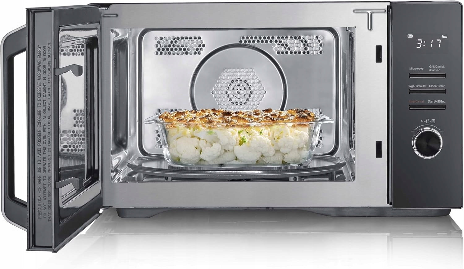 Severin Microwave Grill Thermocouple 240°C Fryer 900W XXL 29L Packaging status original