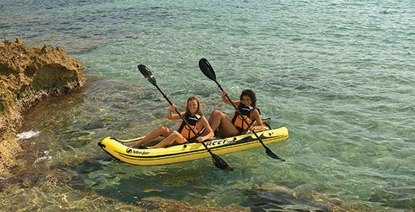 Sevylor Reef 300 Inflatable Kayak 2 Persons 296x84 cm Yellow Length 296 cm