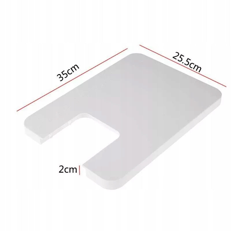 Sewing Machine Table Folding Lightweight with Division Dominant color white