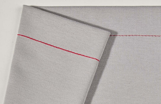 Sewing machine Coverlock renderer Brother CV3550 5-thread top interlacing Dominant color white