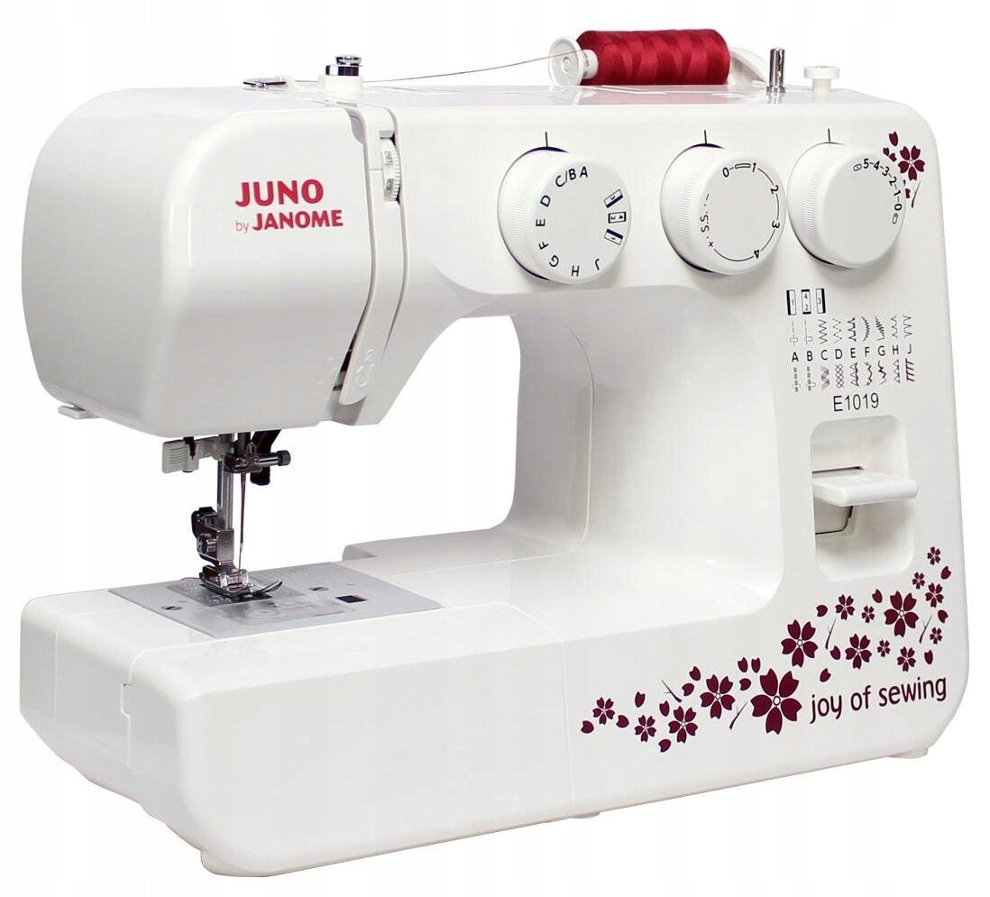 Sewing machine JANOME Juno E1019 Dominant color white