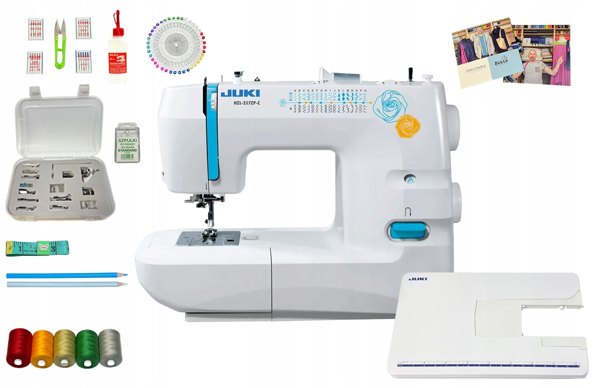 Sewing machine Juki HZL-357 ZP-C Suitcase + Freebies + Feet + Table