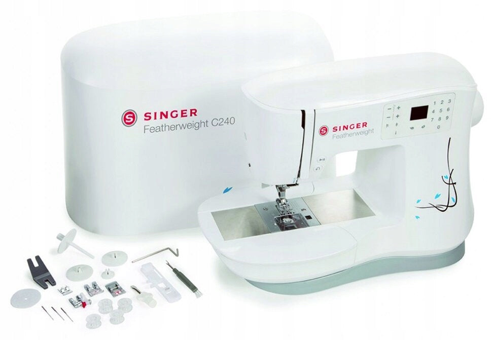 Sewing machine SINGER C240 Dominant color white