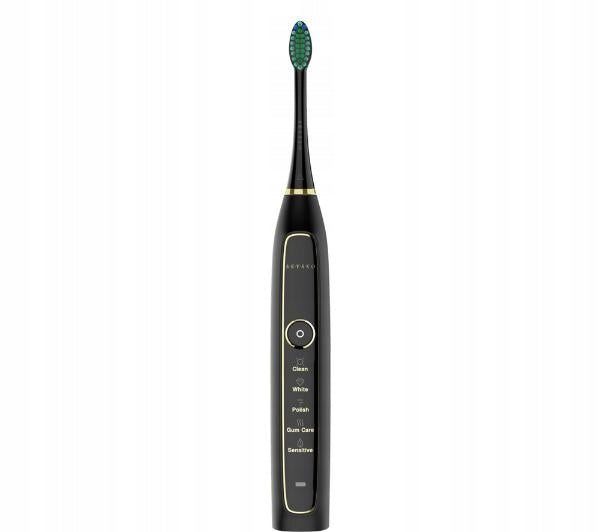 Seysso Gold Rechargeable sonic electric toothbrush with 3 heads Brand SEYSSO
