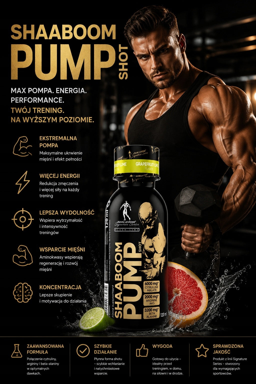 Shaaboom Pump Juice Shot | Pre-workout Pump Energy | 120 ml Kind other