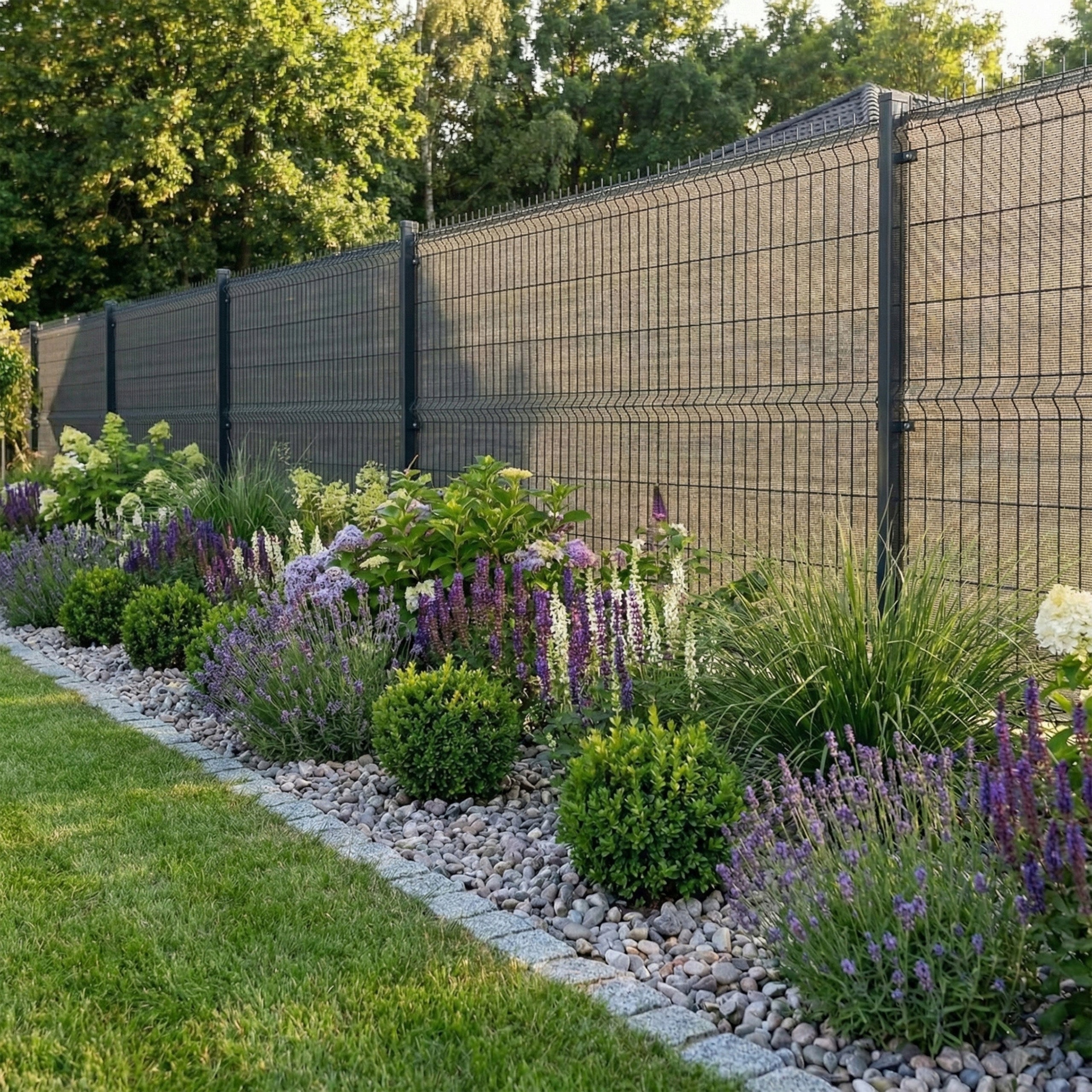 Shading mesh 90% mat UV cover for panel fence 1,5x25m Kind mesh
