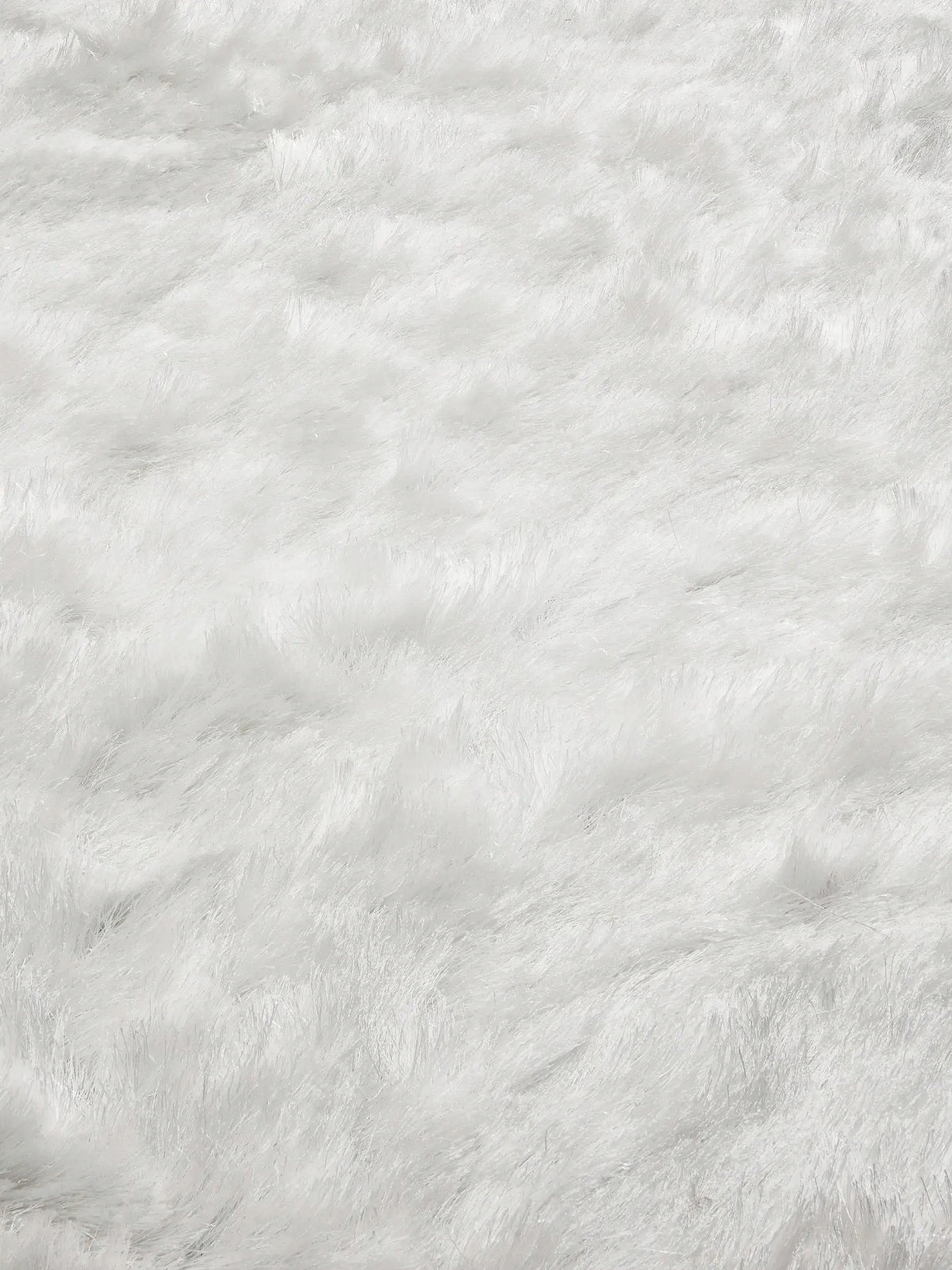 Shaggy Carpet 160x200 plush dense soft trimmed plush fur white