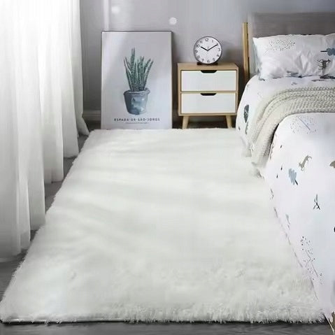 Shaggy Carpet 200x300 plush dense soft trimmed plush fur cream Material polyester