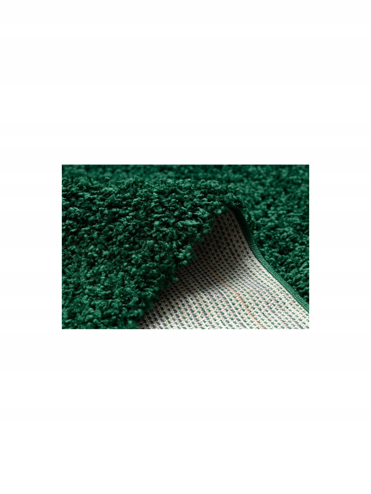 Shaggy rug THICK FOR LIVING ROOM BEDROOM green WITHOUT PATTERN 160x220 cm Soffi Color green