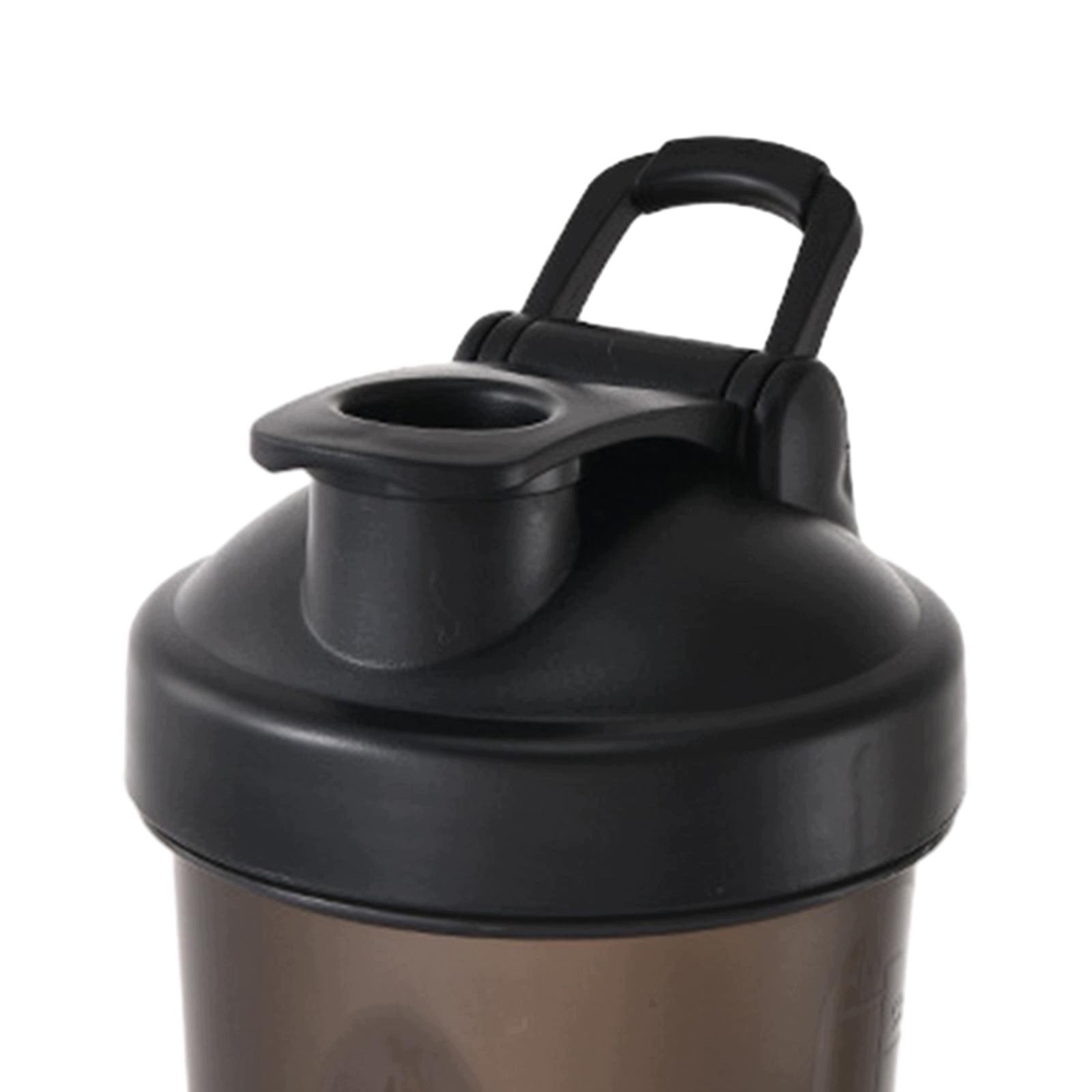 Shaker Blender Bottle Sports Mixing Cup Portable Travel Mug Drinks Black Packaging status original