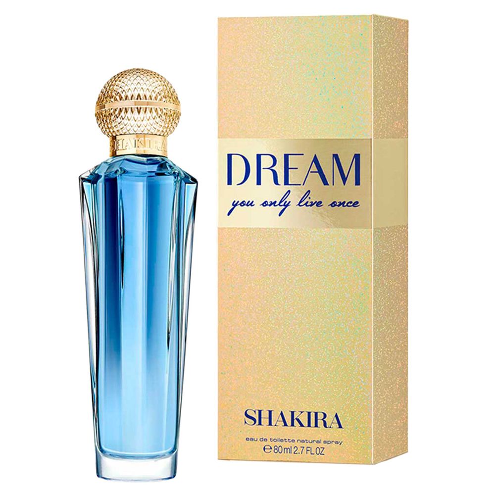 Shakira Dream You Only Live Once EDT 80 ml – Dámský parfém, sladká vůně