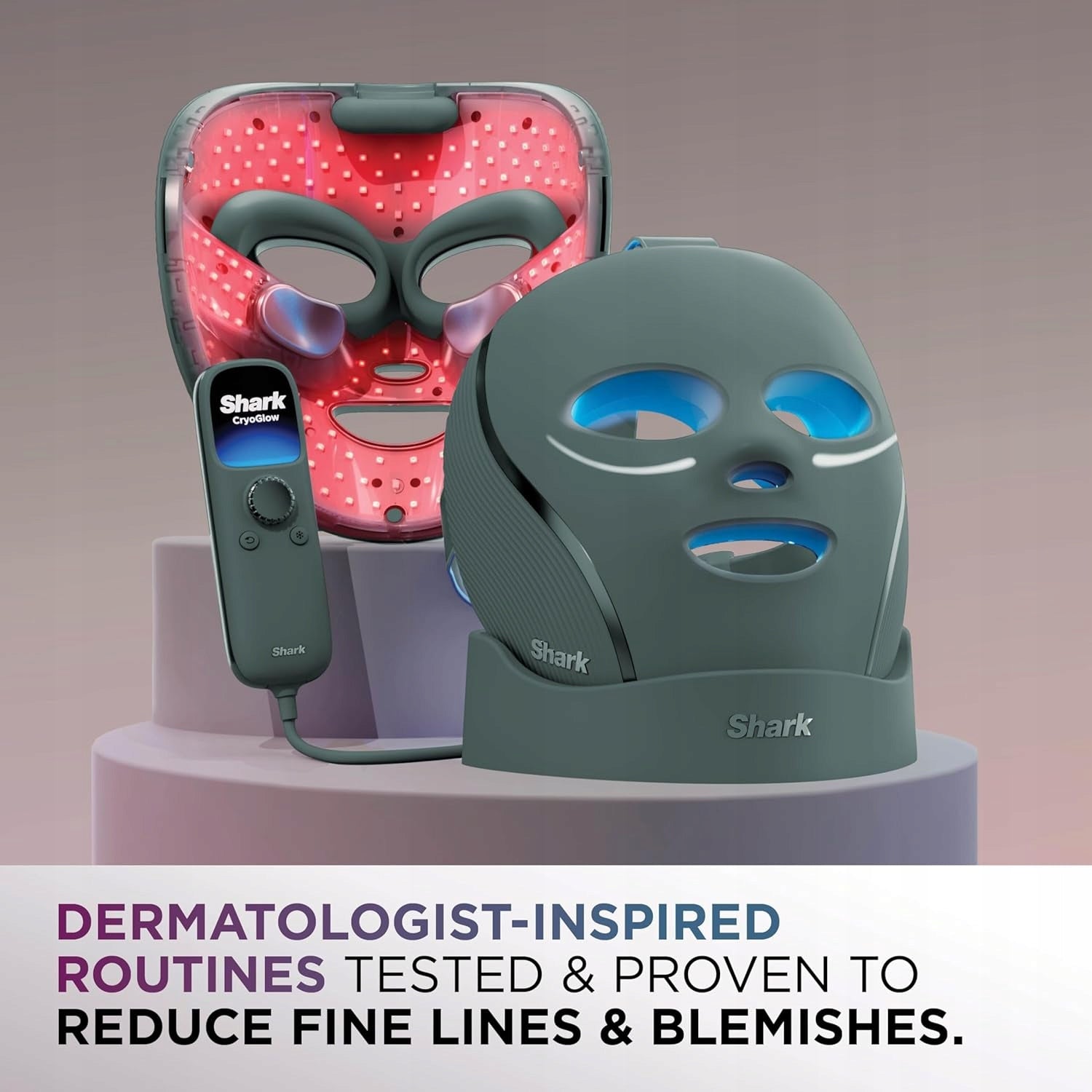 Shark CryoGlow LED Face Mask LED FACE MASK WRINKLE REMOVAL Manufacturer code 1111240318165